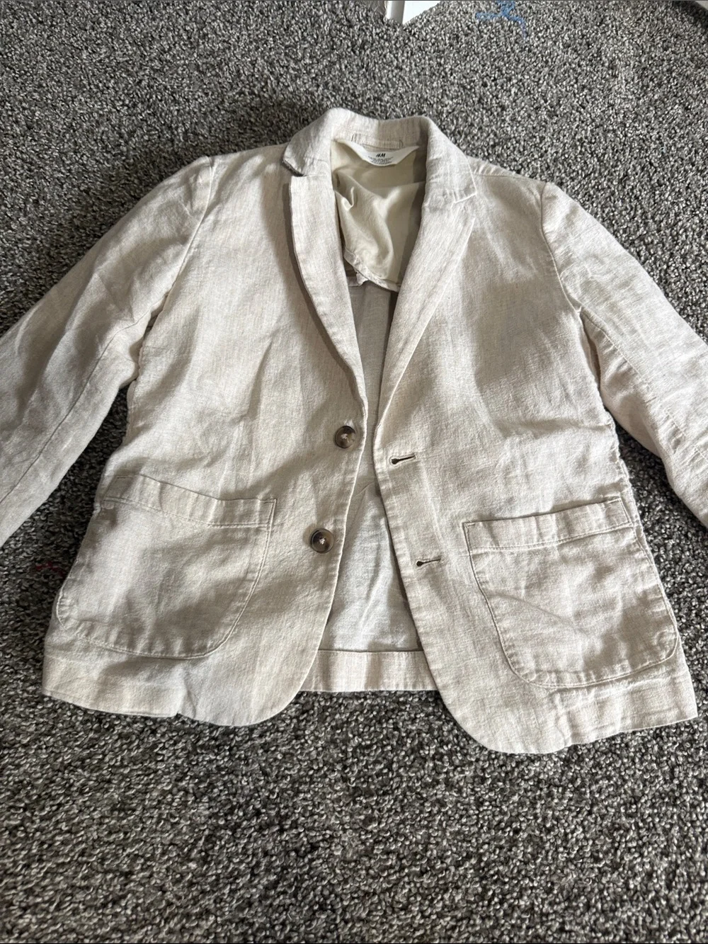 Linen boys suit H&M